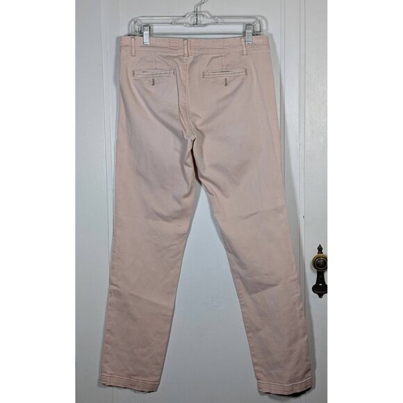ANTHROPOLOGIE Pilcro and the Letterpress Hyphen Pants Womens 28 Light Pink Peach - Picture 2 of 5
